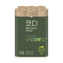 [코디] 에코그린 화장지 30Mx30롤 1팩, 30롤, 1개