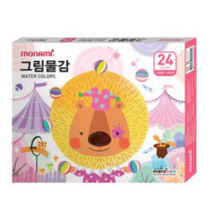 모나미 모니주 그림물감 18색 여, 6ml, 24색