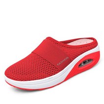 자세교정슬리퍼 무지외반증 신발 운동화 족저근막염 슬리퍼 패드 웨지 메쉬 여성 vulcanize shoes for women 여성 슬라이드 여성 정형 외과 워킹 쿠션 샌들