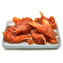 오래먹는 간식 피그치말이_ 돼지귀 + 닭고기 육포 강아지수제간식, 피그치말이, 1개