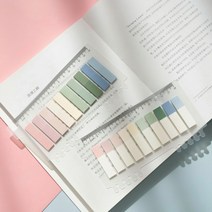 다이어리용 루즈링 모란디색상 인덱스탭 페이지마커 파스텔인덱스 플래그, 모란디컬러 A(Full color)형, 6공 다이어리