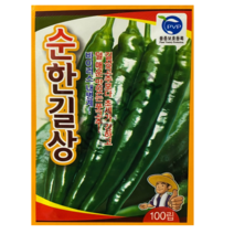 순한길상 고추씨앗 100립 바이러스 내병계 오이고추종자 사카타코리아, 1개