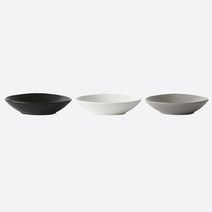 도자기 조약돌 찬기 14.5cm 반찬접시 예쁜접시 무광접시 신혼그릇 3color, 블랙