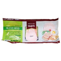 수지스 캐나디안 베이컨 240g x 3개, 아이스박스+아이스팩