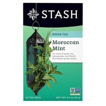 Stash Moroccan Mint Green Tea 스타쉬 모로칸 민트 그린티 20개입 0.9oz(26g) 6팩