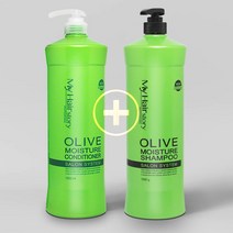 자꾸사 올리브 모이스춰 샴푸 + 컨디셔너 1500ml 대용량세트 미용실용 정품, 단품