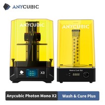 3D 프린터 호환 ANYCUBIC 포톤 모노 4K 울트라 D2 FEP 필름 고정 링 수지 LCD X2 단색 UV 고속 고정밀 SLA 인쇄 91 인치 60 mmh, 2.Add Wash Plus
