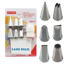 국산 케익 데코 모양깍지 튜브 커플러 모양 짤주머니 대형 셋 케이크