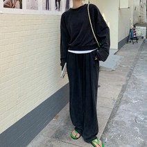 캐주얼 루즈핏 스트릿패션 이지룩 상하세트 232085