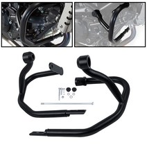 sv650x 오토바이 고속도로 엔진 가드 크래시 바 보호 범퍼 스즈키 sv650 sv 650 2017-2022 sv650x 2018-2022 2020 2019, 검은색