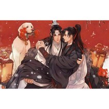 Yangzhou 3D마도조사 천관이 복을 내리시니 보석십자수 큐빅 DIY세트 집순이 집돌이 취미 태교십자수200010881, 90x170