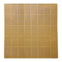 [한셀] 에코 소음방지 통풍 지압 매트 퀸 40P, 색상:골드