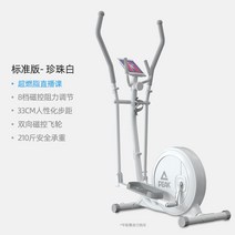 가정용 일립티컬 머신 스카이워커 유산소 걷기 실내 자전거 다이어트 운동기구 저소음 전신, 화이트 (좌석없음)