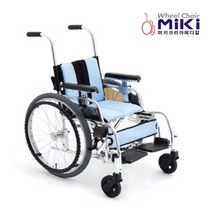 미키 알루미늄 어린이용 휠체어 지니 GENIE II, 코럴핑크블랙