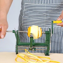 살림고수 전동 채칼 슬라이스 통돌이 애플 오렌지 필러 스테인레스 스틸 과일 심장 추출기 필링 다기, 한개옵션0