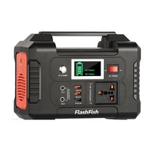 올인원파워뱅크 캠핑 차박 충전식발전기 flashfish 220v 230v 휴대용 발전소 200w 태양열 발전기 151wh 야외 비상 공급, 없음