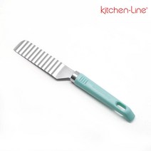 키친라인 웨이브칼 묵칼 오이피클칼 물결, 01-블루손잡이