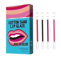 립글로즈 립틴트 면봉 틴트 립밤 착색 타투 립스틱독특한 디자인 면봉 립스틱 20 개/세트 휴대용 방수 액, 한개옵션1, 03 Mixed color