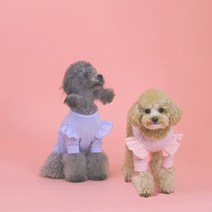 자체제작 강아지옷 여름의류 랄라 스윗 티셔츠, 색상:핑크|사이즈:M