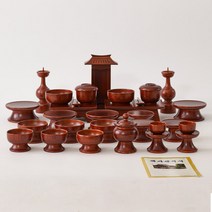 예다움 남원 제기세트 목기 제사 제기 그릇 23p 33p, 14.남원 오리목 반상기세트5P_B0366, 1세트