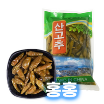 홍홍 중국식품 산고추 장아찌 고추절임 고추장아찌, 500g, 1개