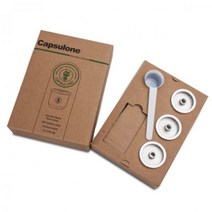 Capsulone/illy 커피 기계 제조 업체에 적합/illy 카페 캡슐 포드에 맞는 스테인레스 스틸 금속 재충전 용 재사용 가능한 캡슐, 3capsule