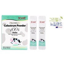 뉴질랜드 하이웰 자연방목 프리미엄 초유 파우더 lgG 25 스틱스 30개입, 1개, 60g