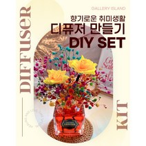 디퓨저 만들기 DIY 세트 프리저브드 플라워 방향제 선물용, 크리스마스  디퓨저 DIY, 프렌치라벤더