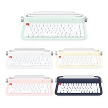 엑토 B305 레트로 블루투스 미니 키보드 타자기감성 멀티페어링, 엑토 미니 블루투스키보드 B305 핑크