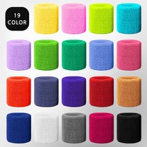 19컬러 타월 손목 보호대 아대 손목아대 리스트밴드 손목밴드 손목아대 손목밴드 리스트랩 리스트밴드 스포츠손목보호대 테니스손목보호대 헬스손목보호대 타월 땀아대 땀닦기 운동아대 땀나는운동 타월아대