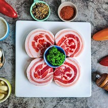 고기도매시장 눈꽃삼겹살 제육 슬라이스 수육용, 제육용 0.5cm 2kg, 1개