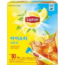 립톤 아이스티 레몬 스틱 에이드 분말, 14g, 10개