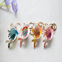 풍경나라)비단잉어 키홀더 열쇠고리 4color, 핑크