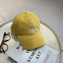 NENAI 여성 모자 베이직 무지 볼캡 야구모자 하드 볼캡 자외선 차단 통풍 자수 레터링 모자