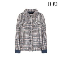 JJ지고트 JJ.ro 데님 배색 믹스 트위드 재킷 GM3A0JKJ9