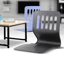 *코코사라*체어맨 좌식의자 업소용식당 튼튼한컴퓨터 등받이편한, 체어맨 좌식의자 블랙