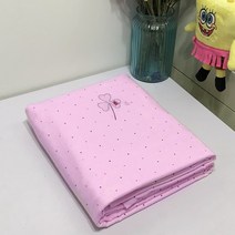 리빙케어 순면매트커버 이불커버 안 풀패딩 심커버 의 가제 솜이불 코튼 목화솜패드 배냇, 칠성무당벌레