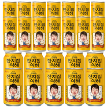수미네 잔치집식혜 240ml 340ml x 24캔 30캔 48캔 60캔 건강음료 전통 캔식혜, 수미네 잔치집식혜 340ml 24캔