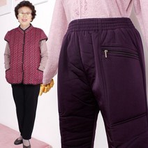 도톰무지몸빼바지 패딩안감 할머니옷선물 요양원의류