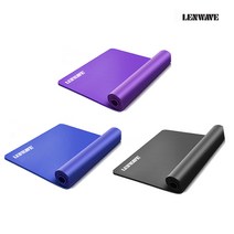 런웨이브 NBR 빅사이즈 요가매트 1850X900mm 10mm, 블루 10mm
