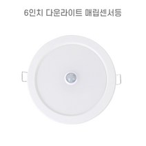 LED 매입센서등 매립센서 국산 15W, 주백색