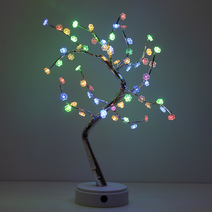 이코노미쿠스 LED 무선 감성 나무 침대 간접 조명 전등 수면등 무드등 크리스마스, 꽃나무 (다양한색)