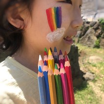 [올리푸] 페이스페인팅 물감 펜 크레용 아쿠아 색연필