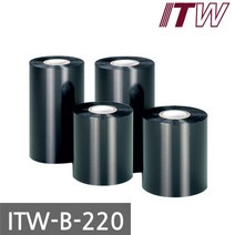 왁스리본 열전사리본 바코드프린터 라벨 먹지 ITW B220, 180mm x 300M, 1개