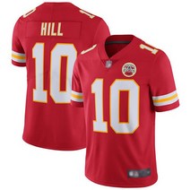 추장 15# 빨간색 흰색 레전드 87#32# 럭비 옷 남성복 NFL 유니폼 도매, 10 # 레드