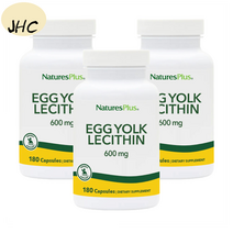JHC[구매대행] 네이처스플러스 에그 요크 난황 레시틴 난유캡슐 600mg 180캡슐 3통, 3개, 180개