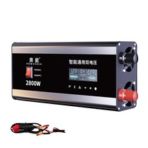 순수정현파 차량용 스마트 LCD 인버터 12V 220V 캠핑 자동차 차박, 2800W