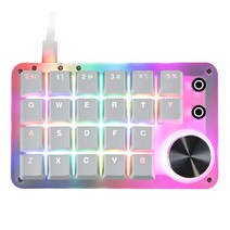 디지털 영상편집 한손 키보드 포토샵 캐드, 상세 페이지 참고, G23s RGB 컬러풀 블랙