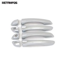 현대 엘란트라 아반떼 2016 2017 2018 크롬 사이드 문짝 핸들 커버 트림 보호 캡 스티커 자동차 스타일링 액세서리, No Smart Hole