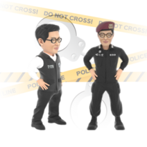 아바타피규어 주문제작 실사 경찰 정복 피규어 은퇴 은퇴패 진급 진급패 트로피 감사 감사패 기념 기념패 축하 축하패 공로 공로패 선물, 1.번 PA-805